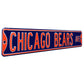 Chicago Bears - CHICAGO BEARS AVE - Embossed Steel Street Sign
