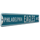 Philadelphia Eagles - PHILADELPHIA EAGLES AVE - Embossed Steel Street Sign