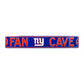 New York Giants - FAN CAVE - Embossed Steel Street Sign