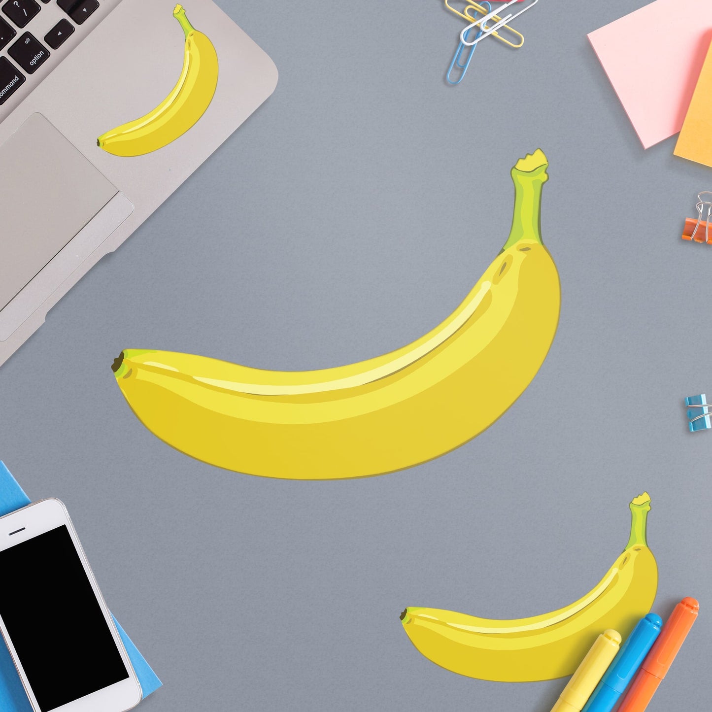 Foods: Banana Illustrated Collection        -   Removable     Adhesive Decal