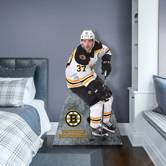 Boston Bruins: Patrice Bergeron    Foam Core Cutout  - Officially Licensed NHL    Stand Out