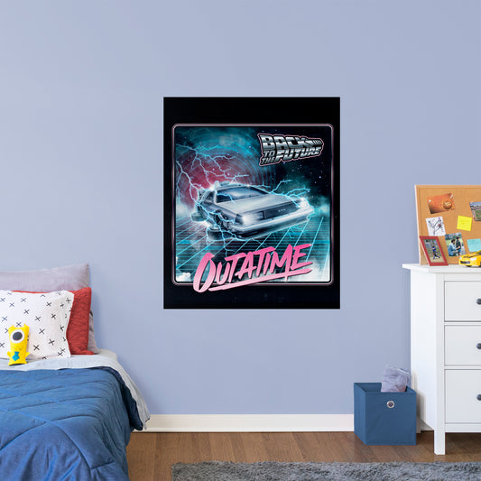 Back to the Future:  Outa Time Poster        - Officially Licensed NBC Universal Removable Wall   Adhesive Decal