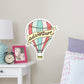 Adventure Hot Air Balloon        - Officially Licensed Big Moods Removable     Adhesive Decal