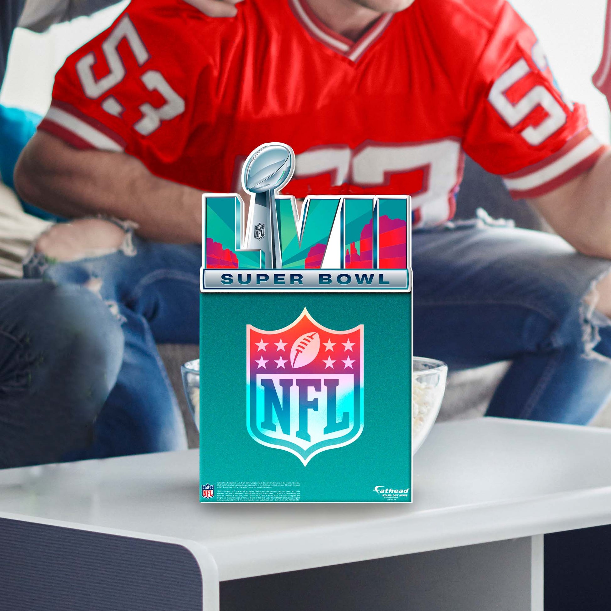 Super Bowl LVII Logo StandOut Mini Cardstock Cutout - Officially Licen –  Fathead