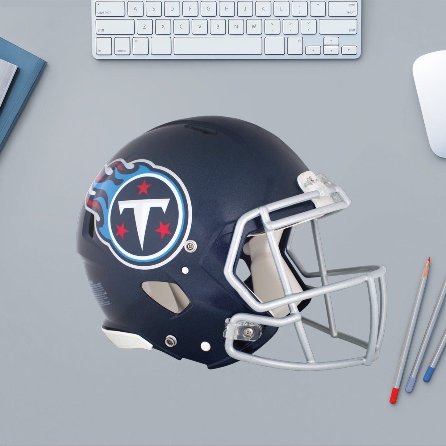 Tennessee Titans:  Helmet        - Officially Licensed NFL Removable     Adhesive Decal
