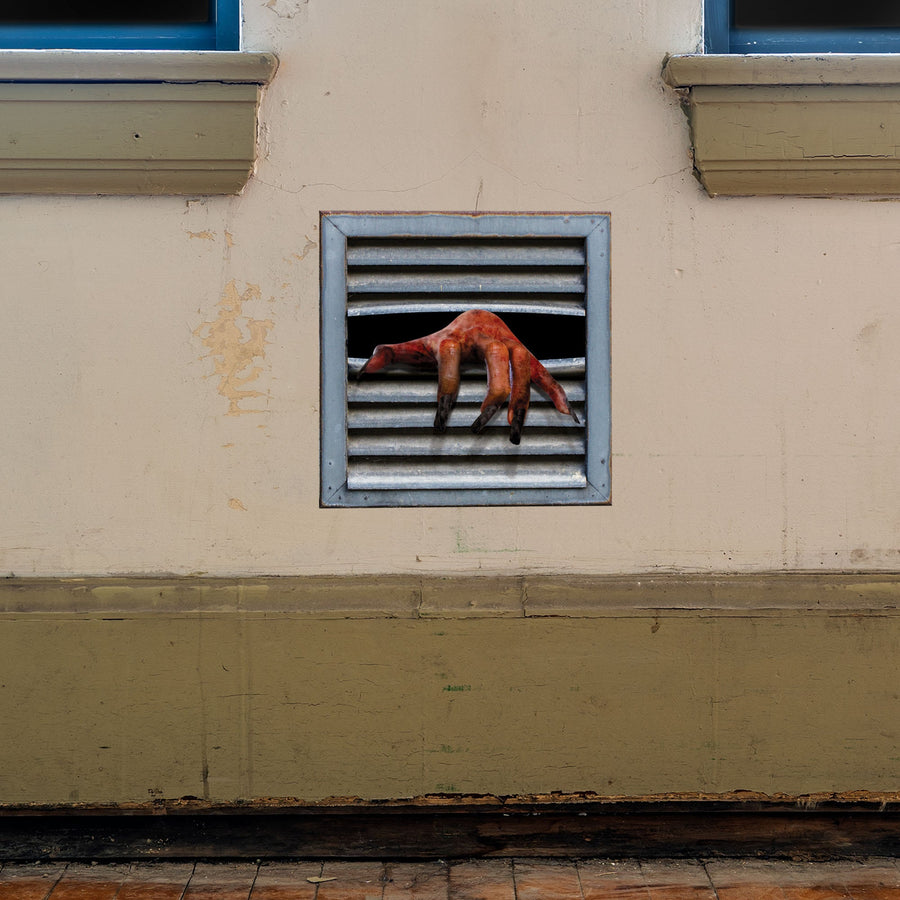 Halloween:  Demon in the Vent        -   Removable     Adhesive Decal
