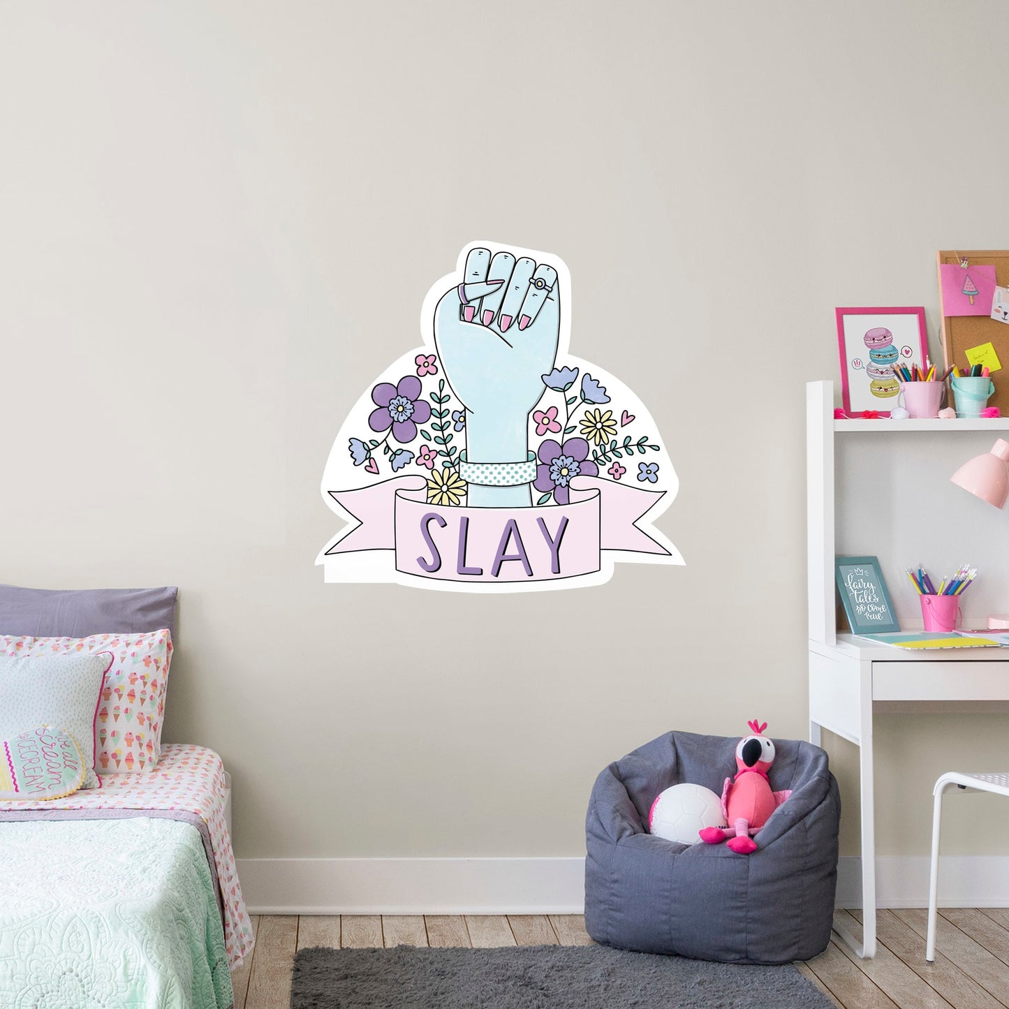 Slay        - Officially Licensed Big Moods Removable     Adhesive Decal