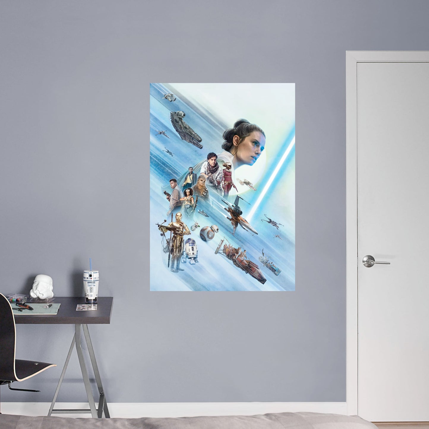 Resistance Mural        - Officially Licensed Star Wars Removable Wall   Adhesive Decal
