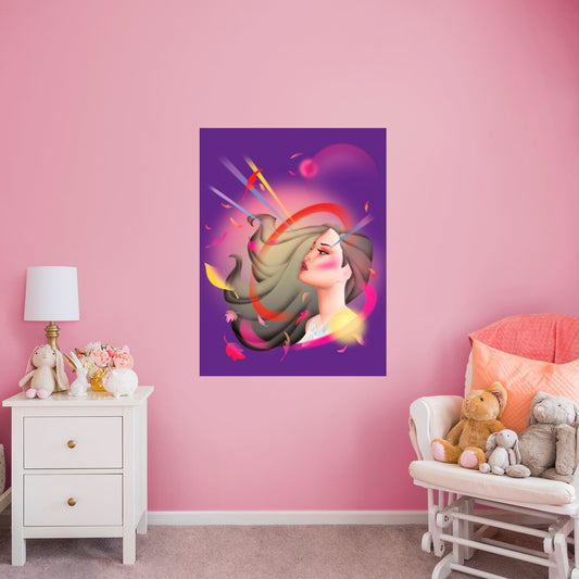 Disney Princess: Pocahontas Airbrush Mural        - Officially Licensed Disney Removable Wall   Adhesive Decal
