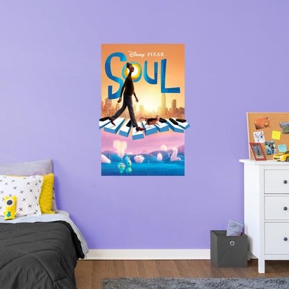 Soul Movie:  Theatrical Poster THREE        -   Removable     Adhesive Decal