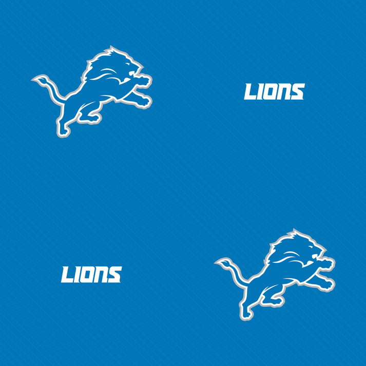 Detroit Lions: Blue Line Pattern - Officially Licensed NFL Peel & Stic ...