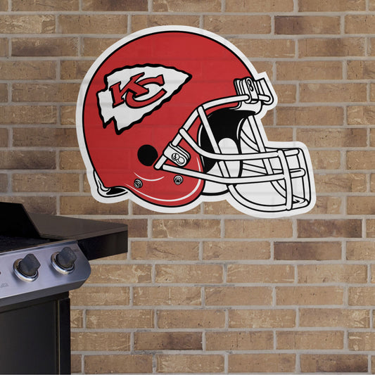 Kansas City Chiefs:  Helmet        - Officially Licensed NFL    Outdoor Graphic