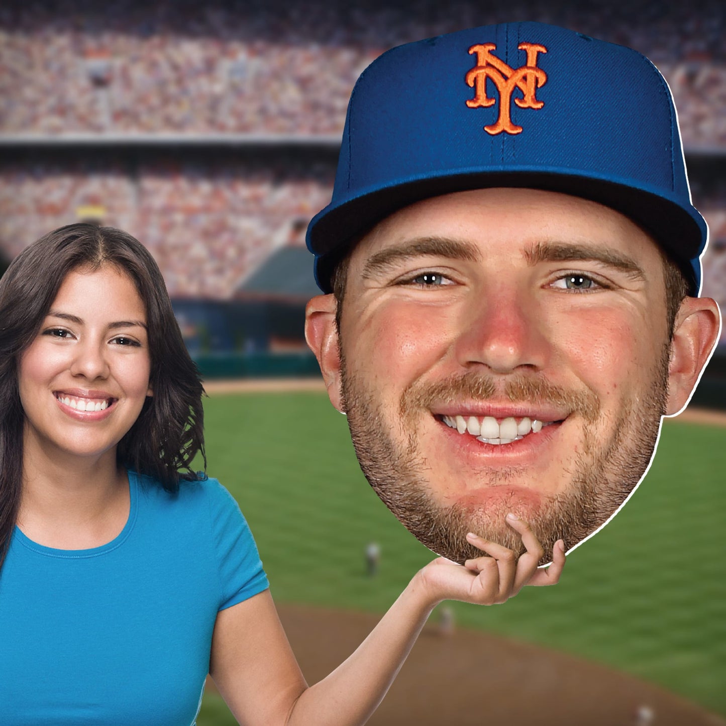 New York Mets: Pete Alonso    Foam Core Cutout  - Officially Licensed MLB    Big Head
