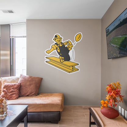 Pittsburgh Steelers:  Classic Logo        - Officially Licensed NFL Removable Wall   Adhesive Decal