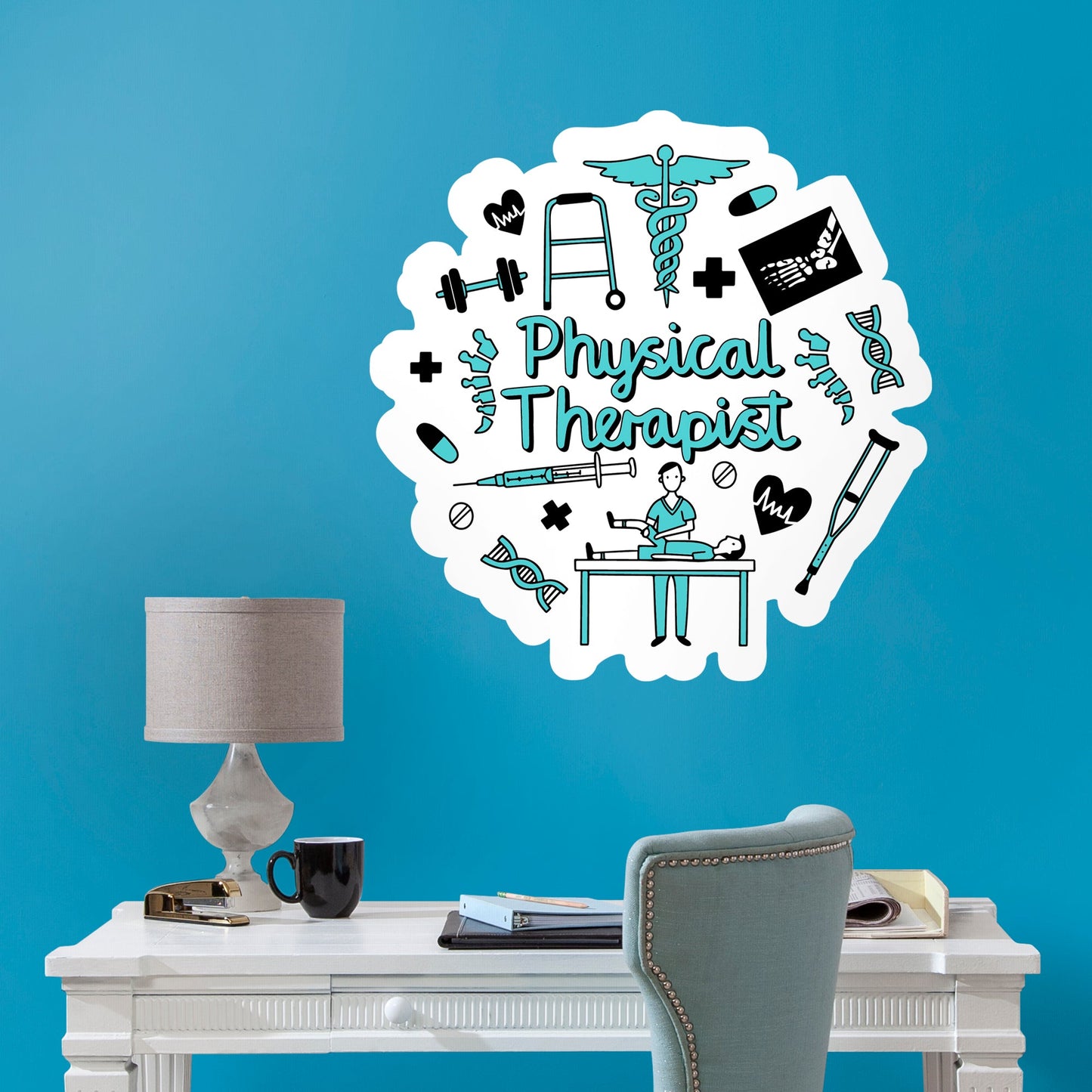 Physical Therapist        - Officially Licensed Big Moods Removable     Adhesive Decal