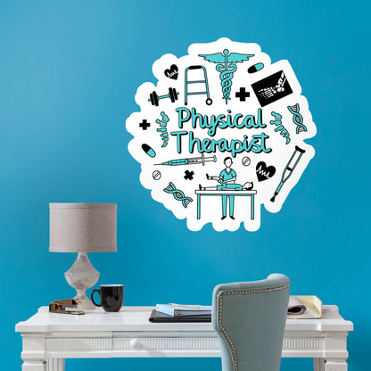 Physical Therapist        - Officially Licensed Big Moods Removable     Adhesive Decal