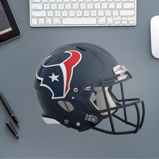 Houston Texans:  Helmet        - Officially Licensed NFL Removable     Adhesive Decal