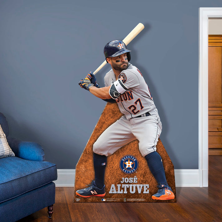 Houston Astros José Altuve Foam Core Cutout Officially Licensed MLB
