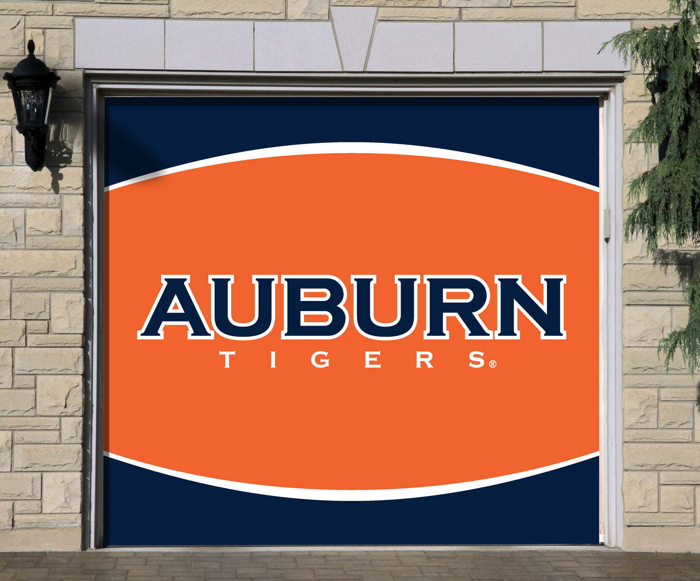 Auburn Tigers: Logo - Officially Licensed Garage Door Banner