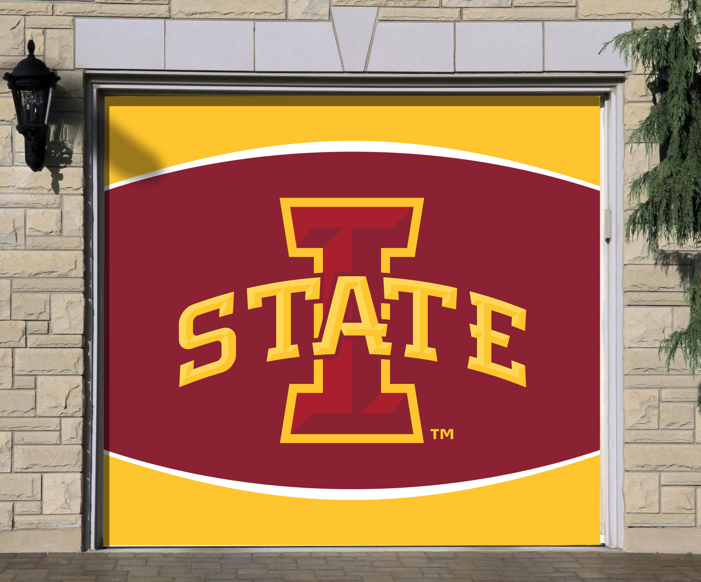 Iowa State Cyclones: Logo - Officially Licensed Garage Door Banner