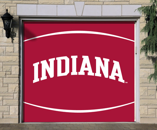 Indiana Hoosiers: Logo - Officially Licensed Garage Door Banner