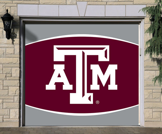 Texas A&M Aggies: Logo - Officially Licensed Garage Door Banner
