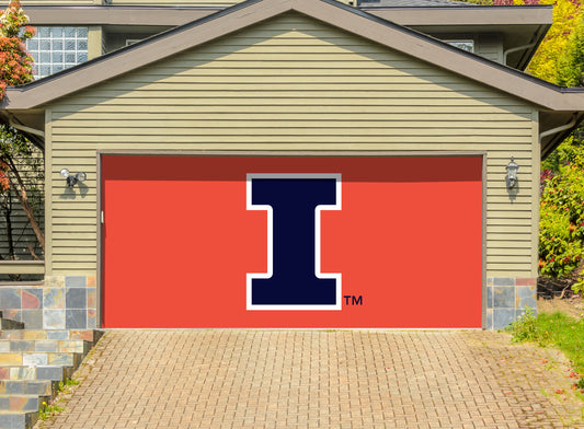 Illinois Fighting Illini - Officially Licensed Garage Door Banner