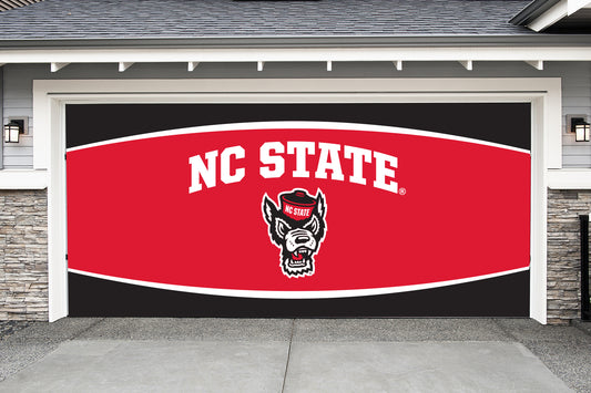 NC State Wolfpack: Logo - Officially Licensed Garage Door Banner