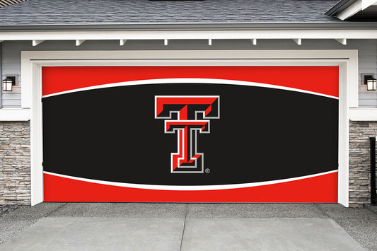Texas Tech Red Raiders: Logo - Officially Licensed Garage Door Banner