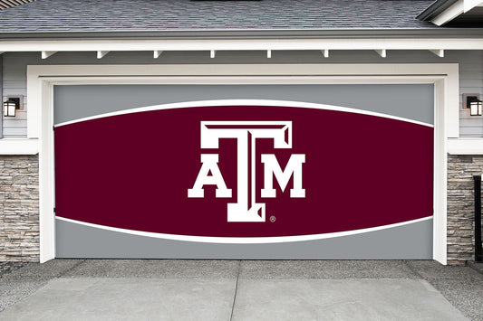 Texas A&M Aggies: Logo - Officially Licensed Garage Door Banner