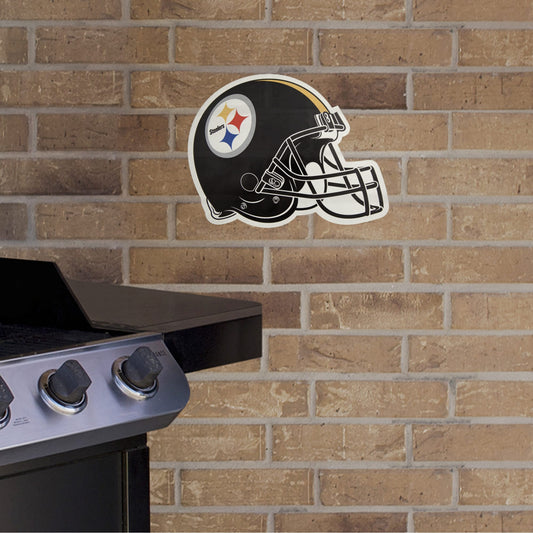 Pittsburgh Steelers:  Helmet        - Officially Licensed NFL    Outdoor Graphic
