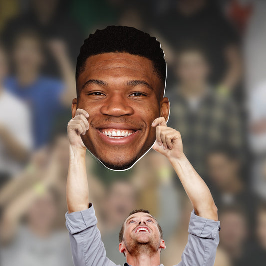 Milwaukee Bucks: Giannis Antetokounmpo    Foam Core Cutout  - Officially Licensed NBA    Big Head