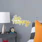 Be Happy (Yellow)        - Officially Licensed Big Moods Removable     Adhesive Decal