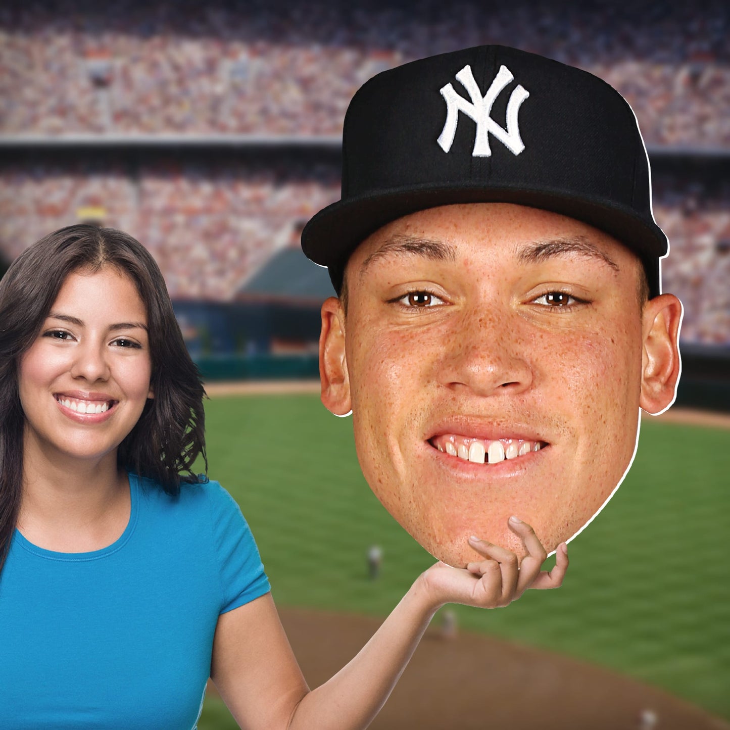 New York Yankees: Aaron Judge    Foam Core Cutout  - Officially Licensed MLB    Big Head