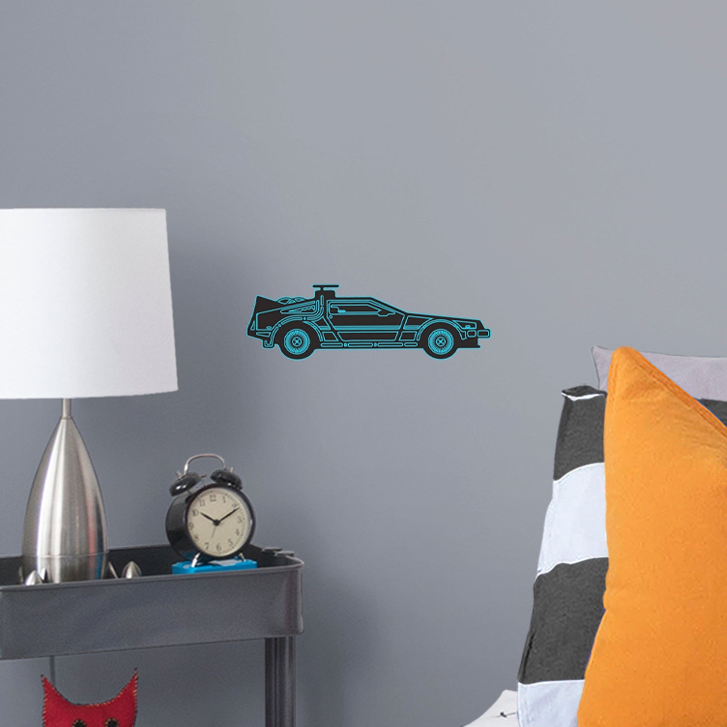 Back to the Future: DeLorean Time Machine Iii Mural        - Officially Licensed NBC Universal Removable Wall   Adhesive Decal