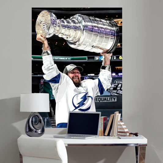 Tampa Bay Lightning: Nikita Kucherov 2020 Stanley Cup Mural        - Officially Licensed NHL Removable Wall   Adhesive Decal