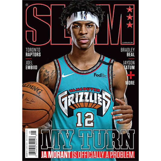 Ja Morant:  SLAM Magazine 227        - Officially Licensed NBA Removable Wall   Adhesive Decal