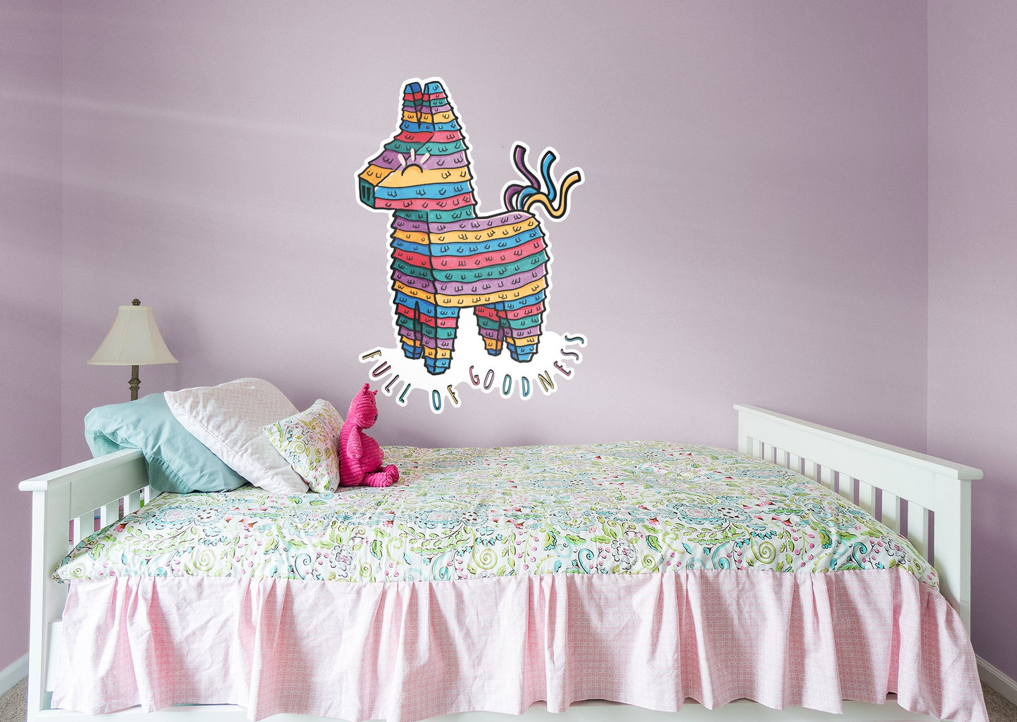 Full of Goodness Rainbow Pinata        - Officially Licensed Big Moods Removable     Adhesive Decal