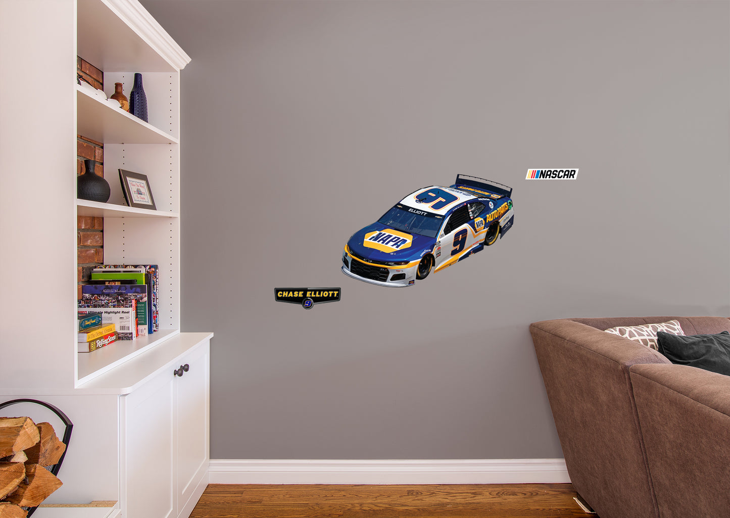 Chase Elliot - RealBig Napa Car Collection - Official NASCAR - Reusable Vinyl Wall Decals