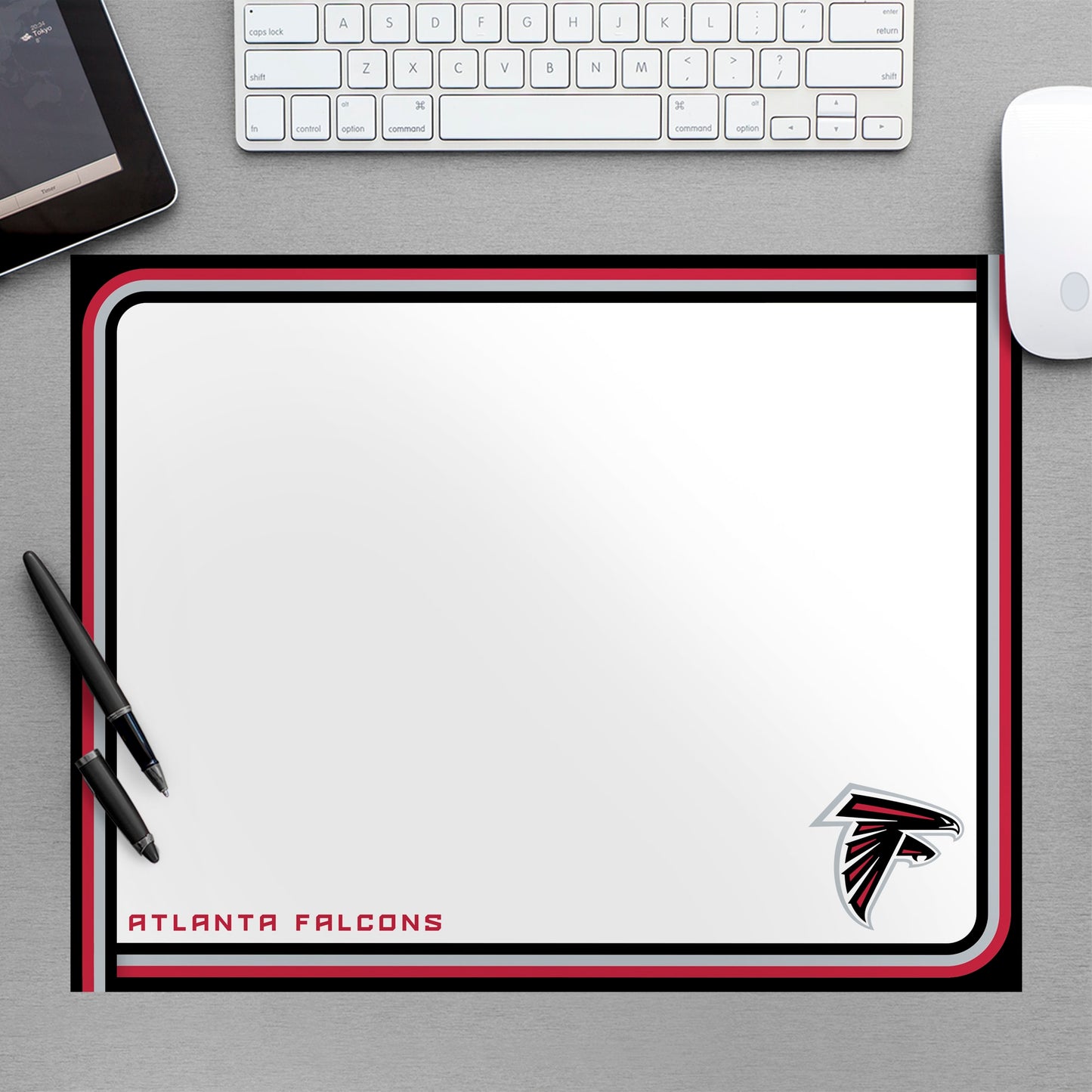 Atlanta Falcons:  Dry Erase Whiteboard        - Officially Licensed NFL Removable Wall   Adhesive Decal