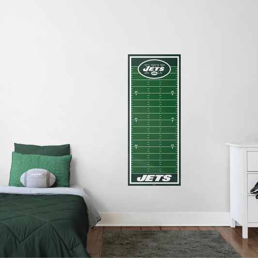 New York Jets:  Growth Chart        - Officially Licensed NFL Removable Wall   Adhesive Decal