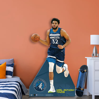 Minnesota Timberwolves: Karl-Anthony Towns    Foam Core Cutout  - Officially Licensed NBA    Stand Out
