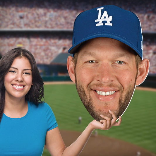 Los Angeles Dodgers: Clayton Kershaw    Foam Core Cutout  - Officially Licensed MLB    Big Head