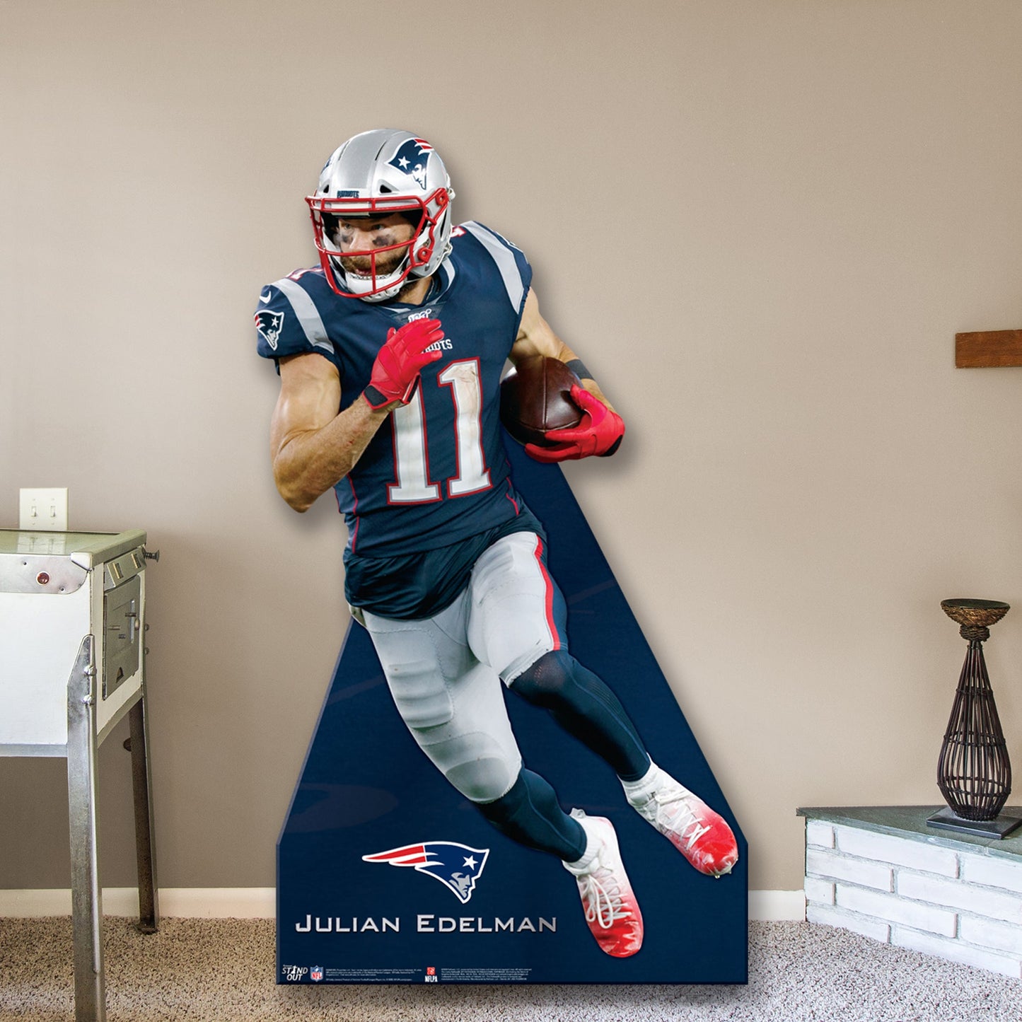 New England Patriots: Julian Edelman Stand Out        - Officially Licensed NFL    Stand Out