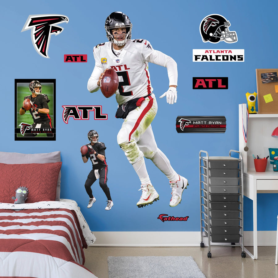 Matt Ryan - RealBig Collection - Official NFL - Atlanta Falcons - Reusable Vinyl Wall Decals #2