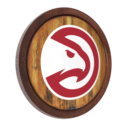 Atlanta Hawks: "Faux" Barrel Top Sign - The Fan-Brand