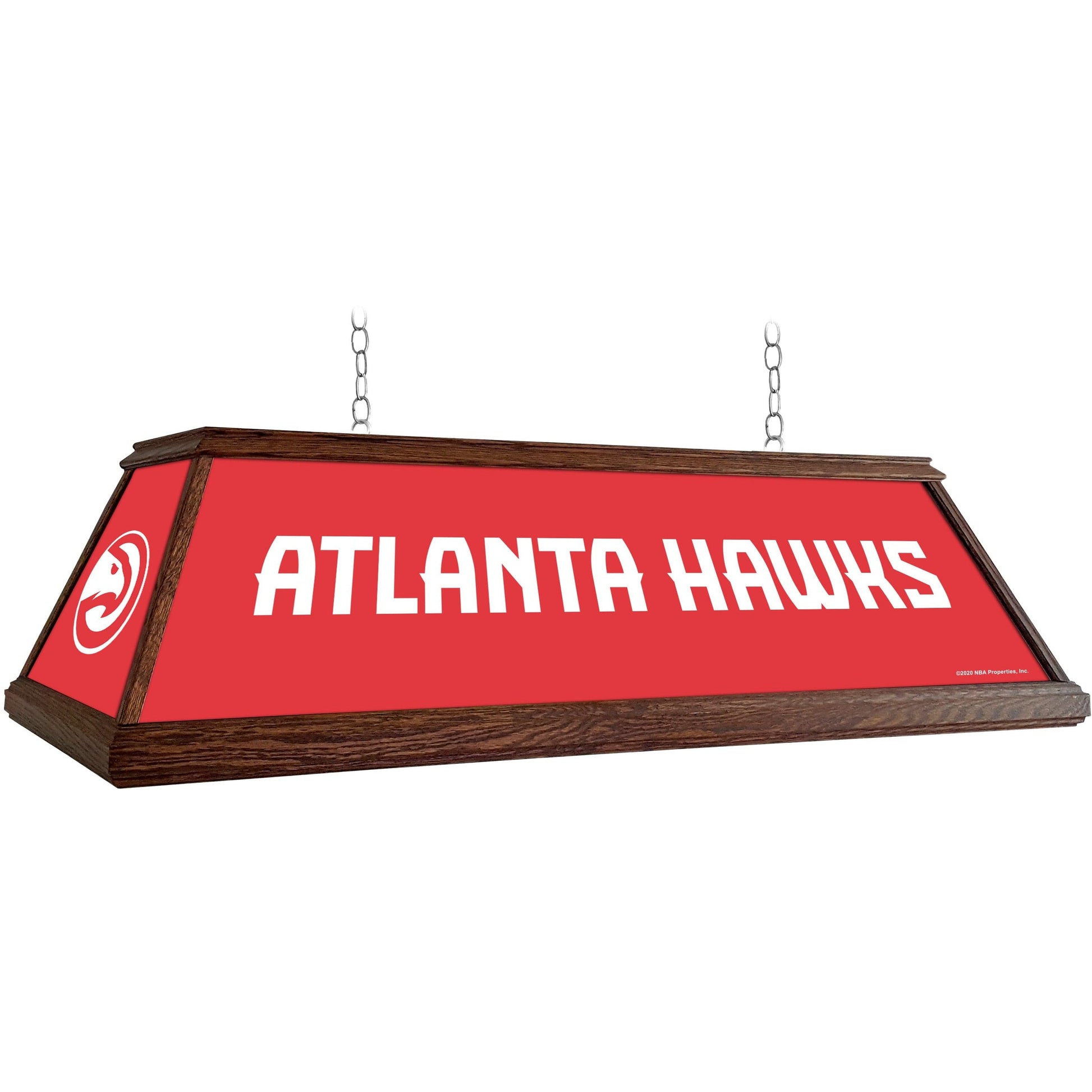 Atlanta Hawks: Premium Wood Pool Table Light - The Fan-Brand