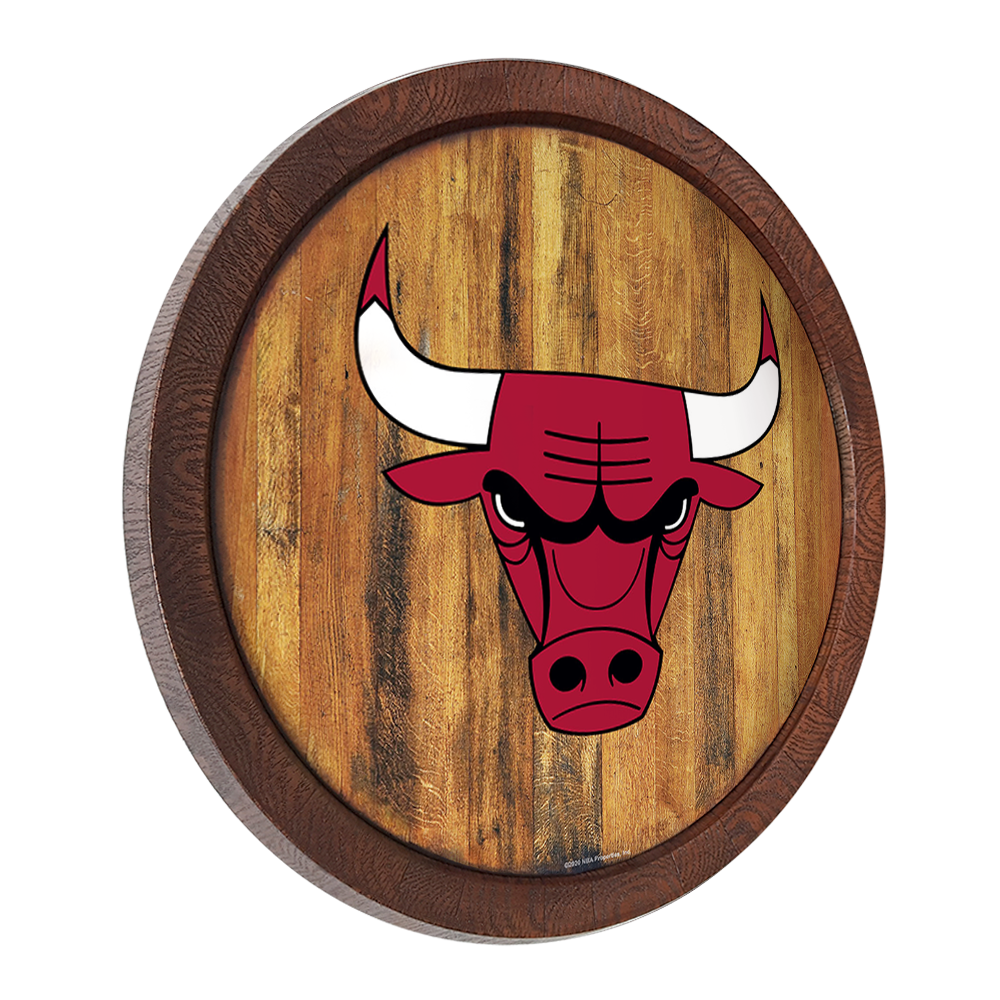 Chicago Bulls: "Faux" Barrel Top Sign - The Fan-Brand