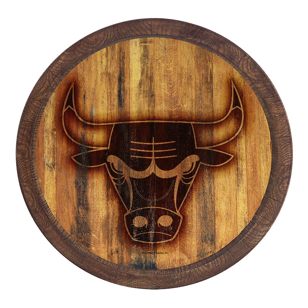 Chicago Bulls: Branded "Faux" Barrel Top Sign - The Fan-Brand