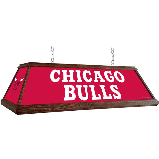 Chicago Bulls: Premium Wood Pool Table Light - The Fan-Brand